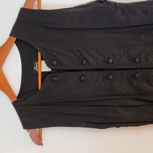 VINTAGE FAUST  PARIS / NEW YORK LINEN BLOUSE